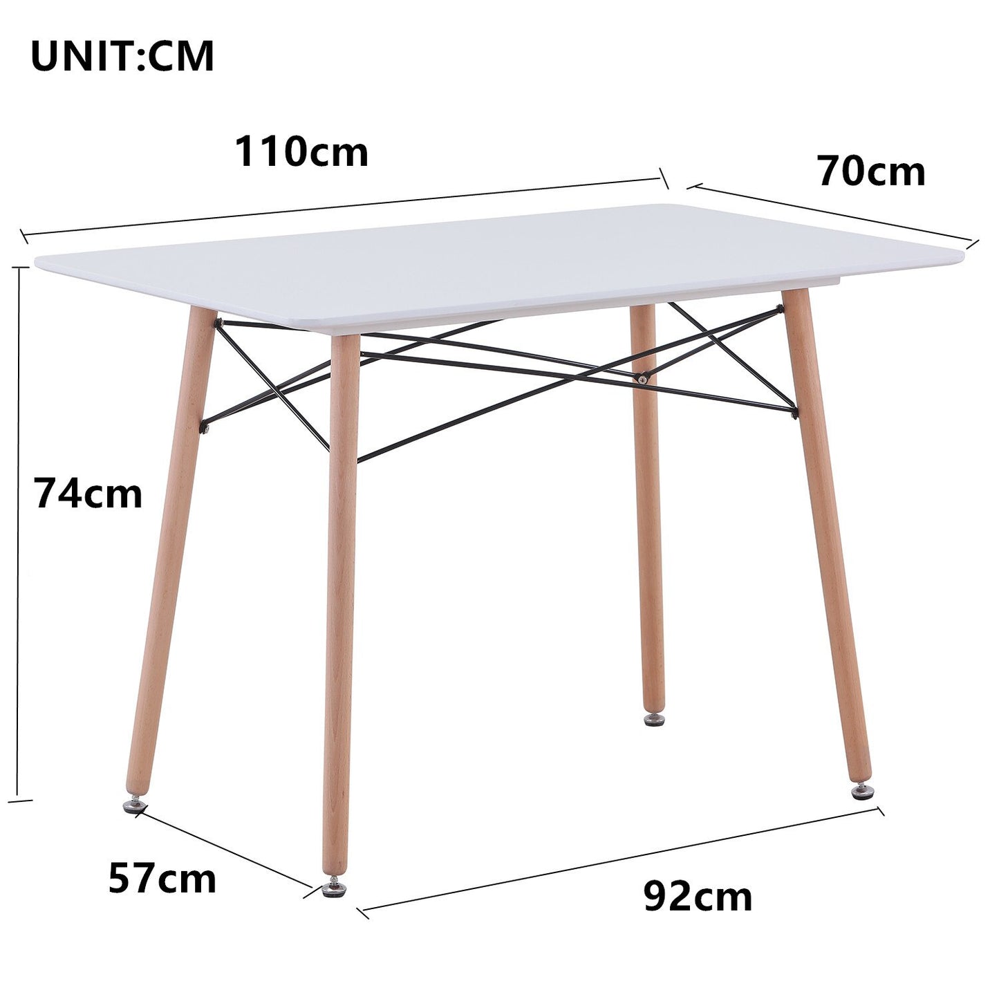 Dining Room Set, 1xTable + 6x Dining Chairs